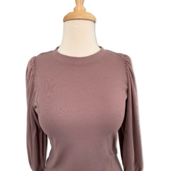 Philosophy Mauve three-quarter length sleeve light sweater - Picture 2 of 5